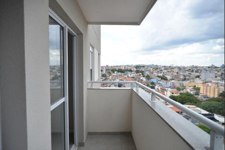 Varanda da Sala de apartamento para alugar com 2 quartos, 46m² em Vila Curuçá, Santo André