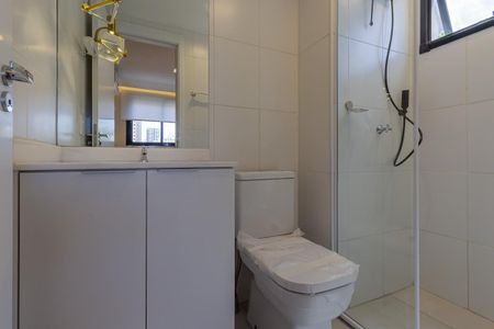 Studio para alugar com 33m², 1 quarto e sem vaga Studio para alugar com 33m², 1 quarto e sem vagaBanheiro da Suíte