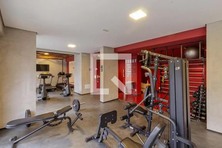 Studio para alugar com 33m², 1 quarto e sem vaga Studio para alugar com 33m², 1 quarto e sem vagaÁrea comum - Academia