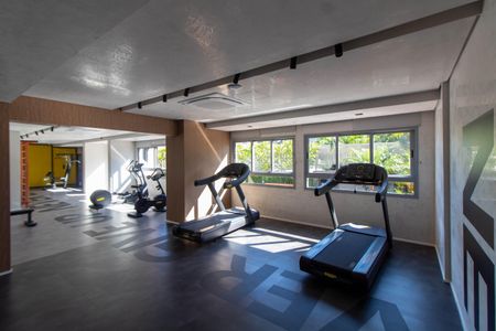 Apartamento para alugar com 37m², 1 quarto e 1 vagaÁREA COMUM- ACADEMIA