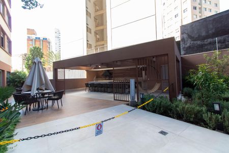 Apartamento para alugar com 37m², 1 quarto e 1 vagaÁREA COMUM-  CHURRASQUEIRA