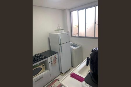 Cozinha de apartamento para alugar com 2 quartos, 47m² em Serra Dourada, Vespasiano