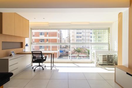 Sala de apartamento para alugar com 1 quarto, 46m² em Centro, Campinas