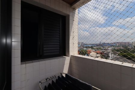 Varanda da Sala de apartamento à venda com 3 quartos, 73m² em Vila Valparaíso, Santo André