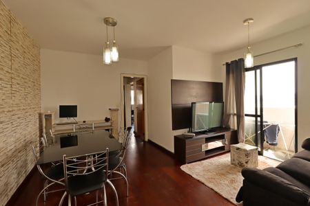 Sala de apartamento à venda com 3 quartos, 73m² em Vila Valparaíso, Santo André