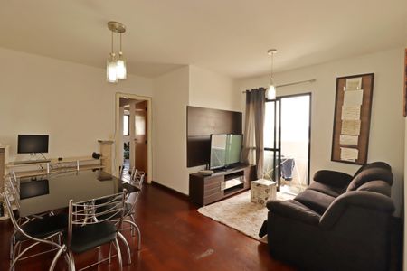 Sala de apartamento à venda com 3 quartos, 73m² em Vila Valparaíso, Santo André