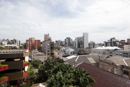 Quarto Suíte Vista de apartamento para alugar com 1 quarto, 30m² em Menino Deus, Porto Alegre