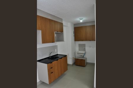 Apartamento para alugar com 34m², 2 quartos e sem vaga Apartamento para alugar com 34m², 2 quartos e sem vagaDetalhe - Cozinha Americana