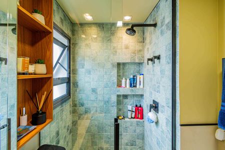 Apartamento à venda com 100m², 2 quartos e 2 vagasSuite 01 - Benheiro