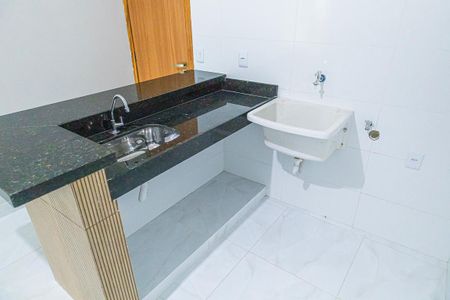 Cozinha americana de kitnet/studio para alugar com 1 quarto, 25m² em Etelvina Carneiro, Belo Horizonte