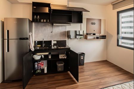 Studio à venda com 28m², 1 quarto e sem vagaCozinha