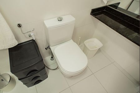 Banheiro de kitnet/studio à venda com 1 quarto, 28m² em Mirandópolis, São Paulo