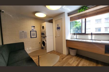 Studio para alugar com 21m², 1 quarto e 1 vaga Studio para alugar com 21m², 1 quarto e 1 vagaÁrea comum - lavanderia