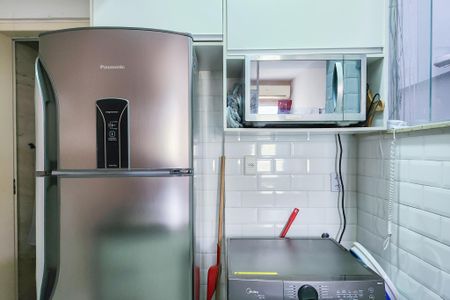 Cozinha de kitnet/studio para alugar com 1 quarto, 28m² em Santa Teresa, Rio de Janeiro