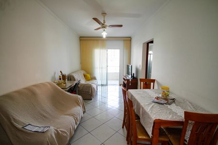 Sala de apartamento para alugar com 2 quartos, 70m² em Guilhermina, Praia Grande
