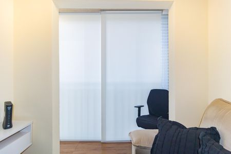 Apartamento à venda com 29m², 1 quarto e sem vaga Apartamento à venda com 29m², 1 quarto e sem vagaDetalhe - Varanda