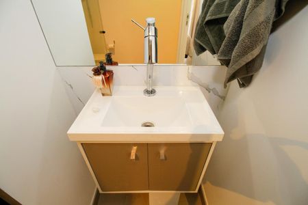 Banheiro de kitnet/studio à venda com 1 quarto, 38m² em Jardim Paulista, São Paulo