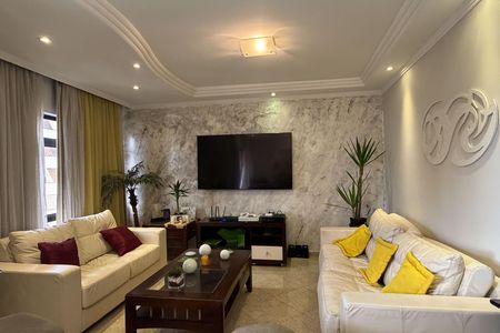 Sala de apartamento para alugar com 4 quartos, 177m² em Ponta da Praia, Santos