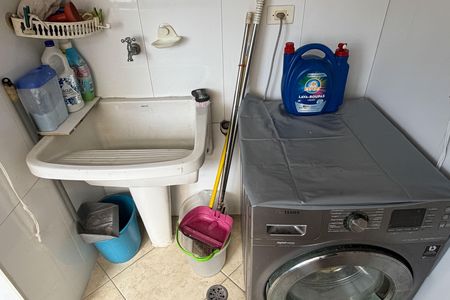 Cozinha e Área de Serviço de apartamento para alugar com 4 quartos, 177m² em Ponta da Praia, Santos