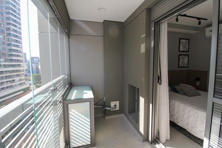 Varanda do Studio de apartamento para alugar com 1 quarto, 28m² em Butantã, São Paulo