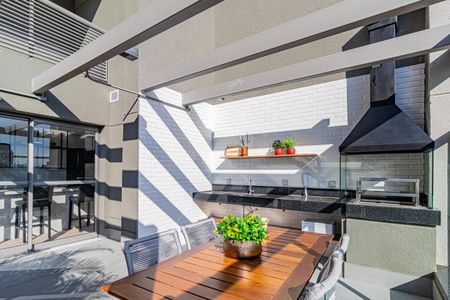 Studio para alugar com 28m², 1 quarto e sem vaga Studio para alugar com 28m², 1 quarto e sem vagaÁrea comum - Churrasqueira