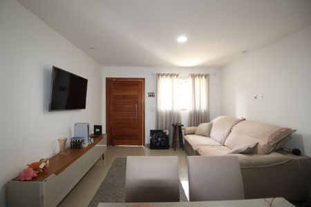 Sala de casa de condomínio à venda com 3 quartos, 125m² em Taquara, Rio de Janeiro