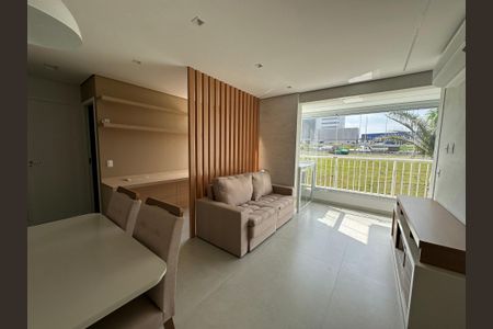 Sala de apartamento para alugar com 1 quarto, 45m² em Bethaville I, Barueri