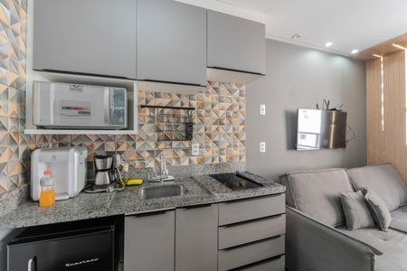 Studio para alugar com 25m², 1 quarto e sem vagaCozinha