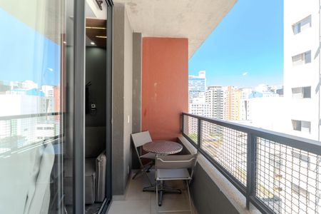 Studio para alugar com 25m², 1 quarto e sem vagaSacada