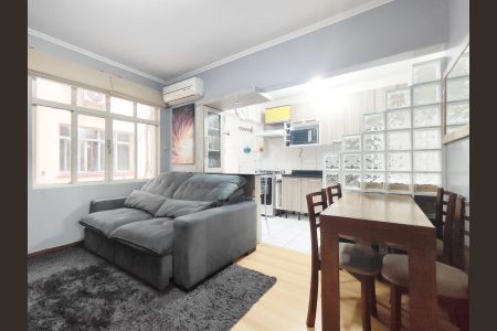 Sala de apartamento à venda com 1 quarto, 44m² em Cidade Baixa, Porto Alegre