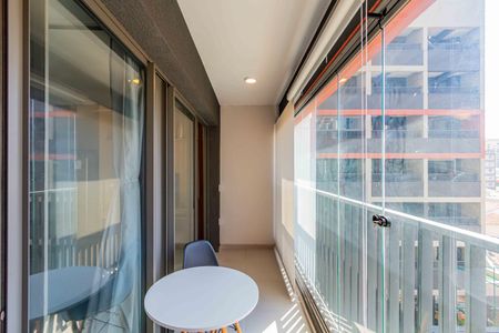 Apartamento para alugar com 33m², 1 quarto e sem vagaVaranda