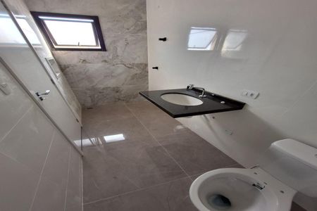 Banheiro 1 - Fabiano A Santos.jpg de apartamento à venda com 2 quartos, 100m² em Parque Novo Oratório, Santo André