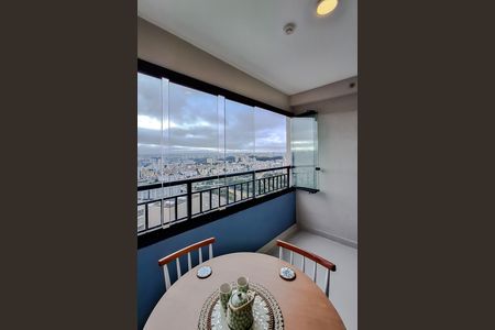 Studio à venda com 28m², 1 quarto e sem vagaVaranda