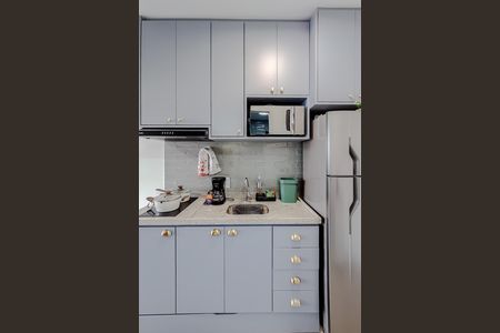 Studio à venda com 28m², 1 quarto e sem vagaCozinha