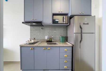 Studio para alugar com 28m², 1 quarto e sem vaga Studio para alugar com 28m², 1 quarto e sem vagaCozinha