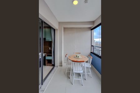 Studio à venda com 28m², 1 quarto e sem vagaVaranda