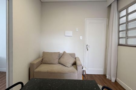Sala de apartamento para alugar com 2 quartos, 55m² em Embaré, Santos