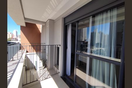 Studio à venda com 28m², 1 quarto e sem vagaVaranda