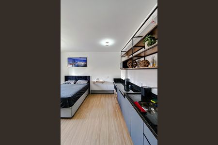 Cozinha de kitnet/studio para alugar com 1 quarto, 33m² em Mooca, São Paulo