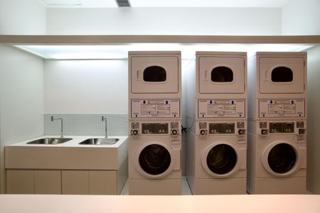 Apartamento para alugar com 89m², 1 quarto e 2 vagas Apartamento para alugar com 89m², 1 quarto e 2 vagasÁrea comum - Lavanderia