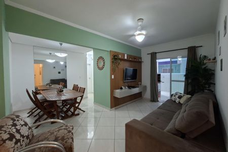 Sala de apartamento para alugar com 2 quartos, 115m² em Guilhermina, Praia Grande