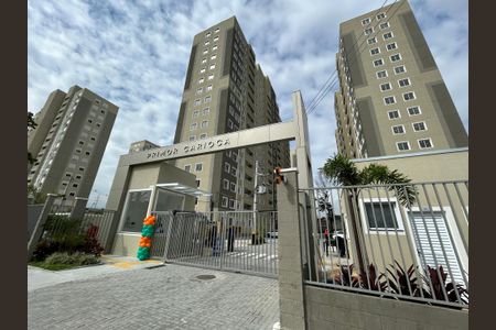Apartamento à venda com 40m², 2 quartos e 1 vagaFachada e portaria