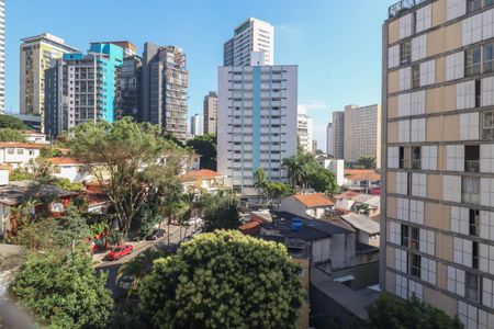 Vista da Sala de apartamento à venda com 2 quartos, 89m² em Vila Madalena, São Paulo