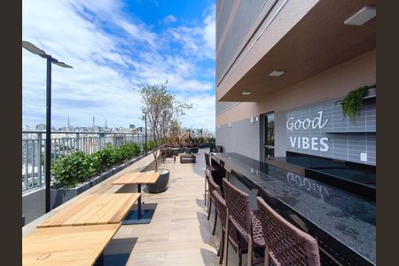 Apartamento à venda com 28m², 1 quarto e sem vagaTerraço