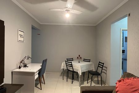 Sala de apartamento para alugar com 1 quarto, 55m² em Boqueirão, Santos