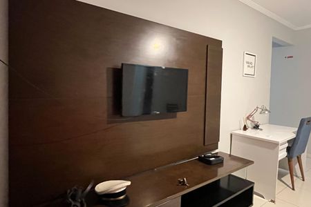 Sala de apartamento para alugar com 1 quarto, 55m² em Boqueirão, Santos