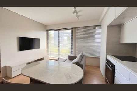 Sala de apartamento para alugar com 1 quarto, 41m² em Boa Vista, Porto Alegre