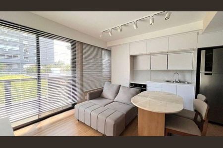 Sala de apartamento para alugar com 1 quarto, 41m² em Boa Vista, Porto Alegre