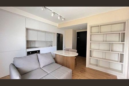 Sala de apartamento para alugar com 1 quarto, 41m² em Boa Vista, Porto Alegre