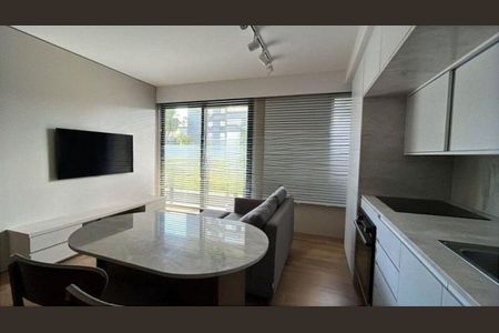 Sala de apartamento para alugar com 1 quarto, 41m² em Boa Vista, Porto Alegre